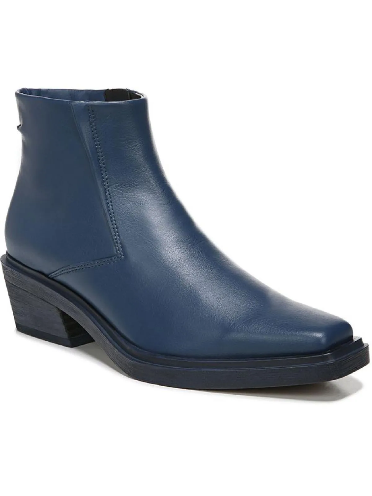 Forta Womens Zipper Square Toe Ankle Boots