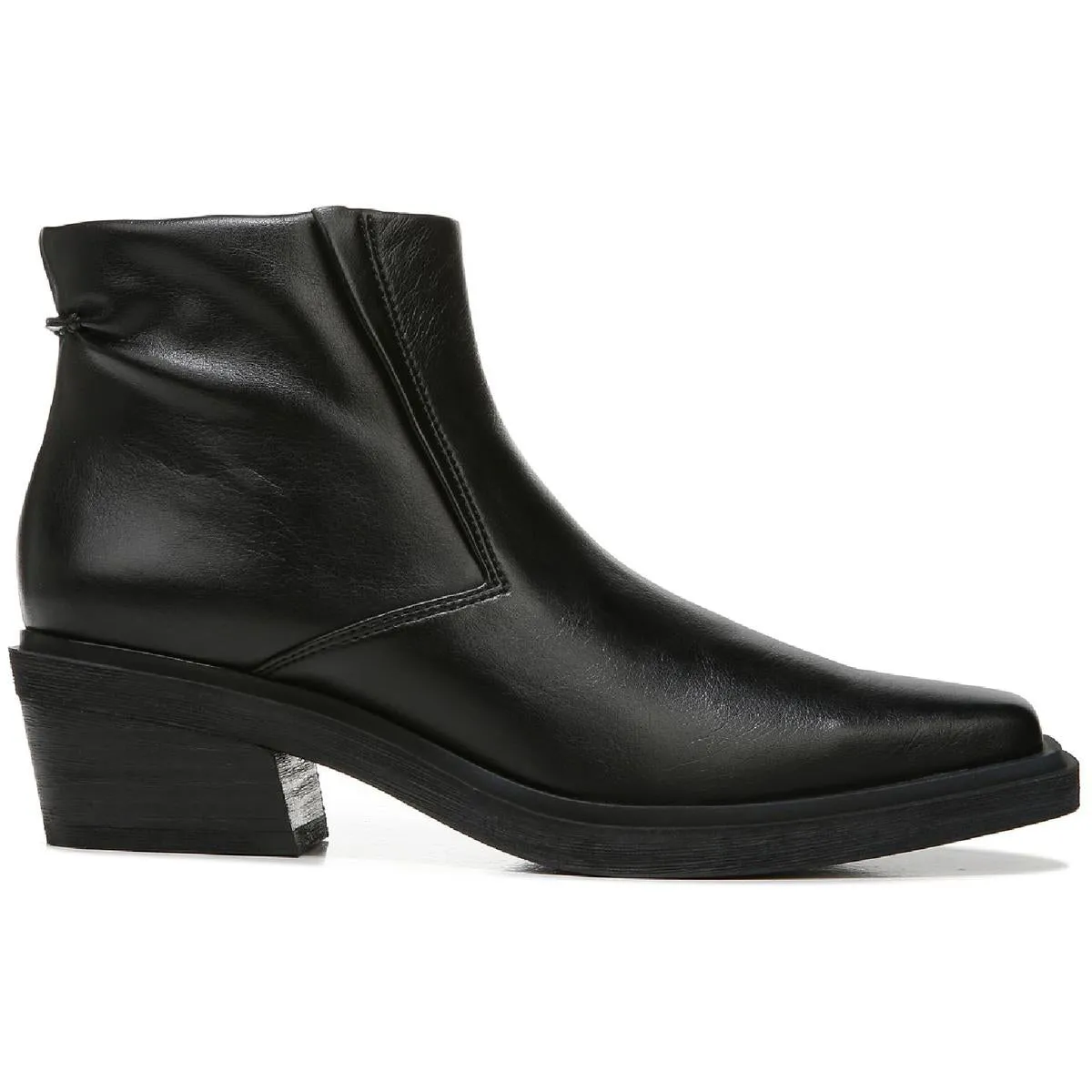 Forta Womens Zipper Square Toe Ankle Boots