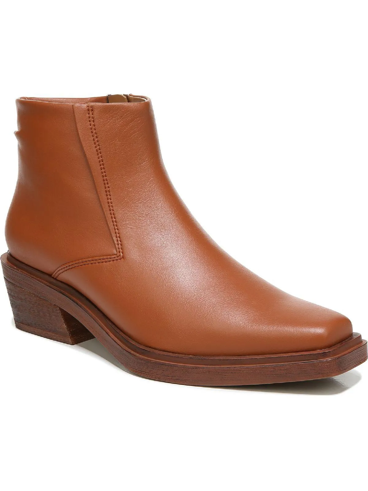 Forta Womens Zipper Square Toe Ankle Boots
