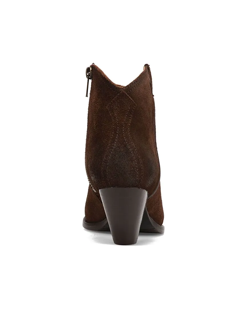 Frye June Suede Western Bootie