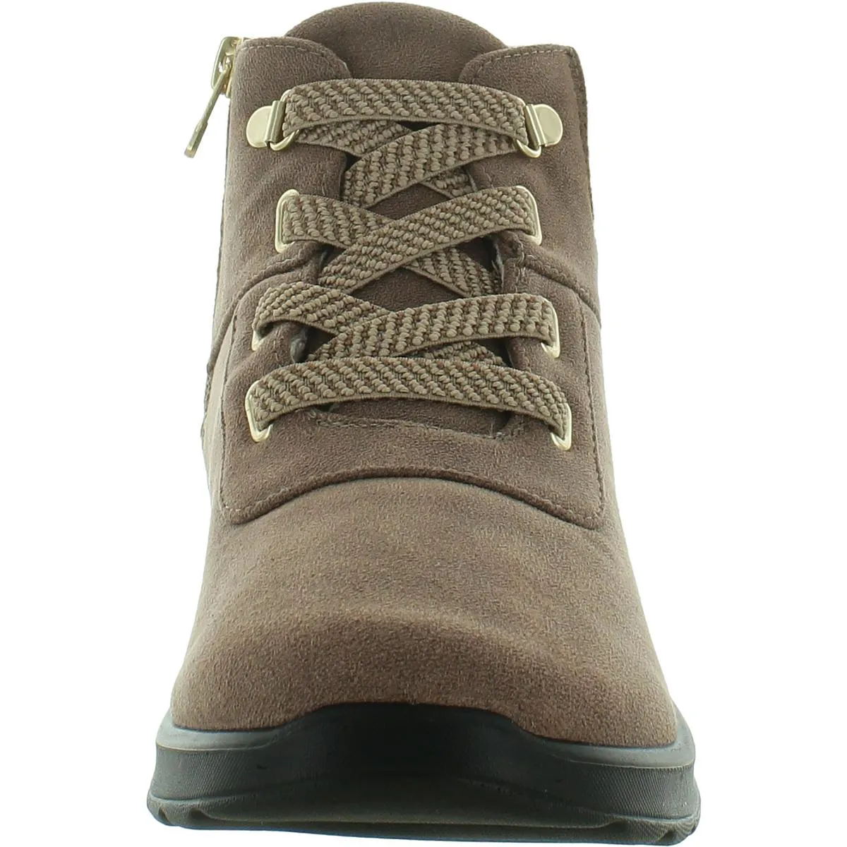 Generation Womens Faux Suede Cushioned Footbed Booties