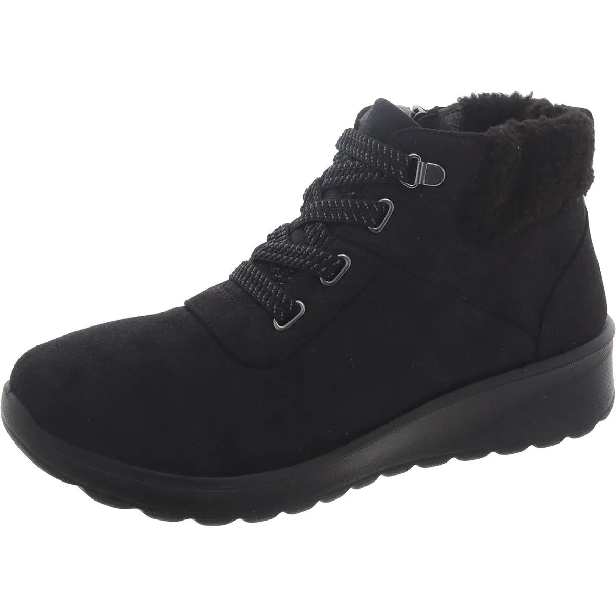 Generation Womens Faux Suede Cushioned Footbed Booties
