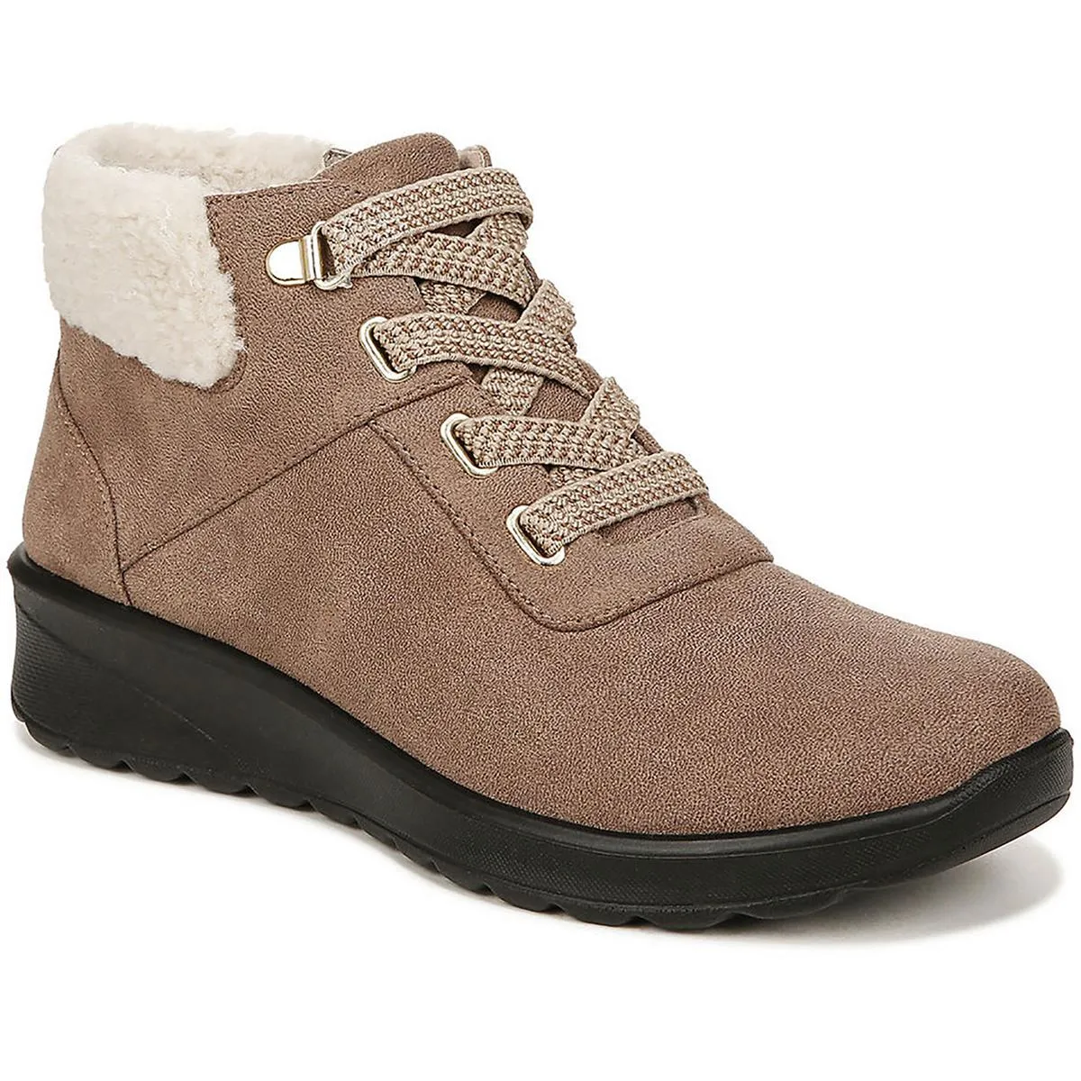 Generation Womens Faux Suede Cushioned Footbed Booties