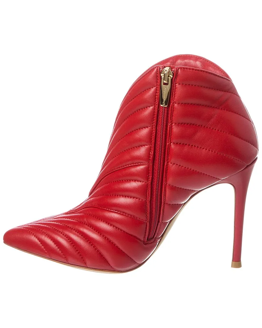 Gianvito Rossi Eiko 105 Leather Bootie