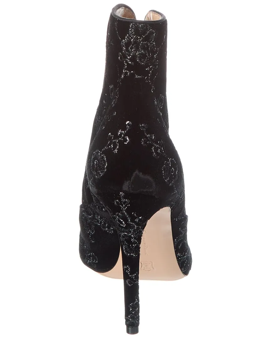 Gianvito Rossi Empress 150 Velvet Bootie