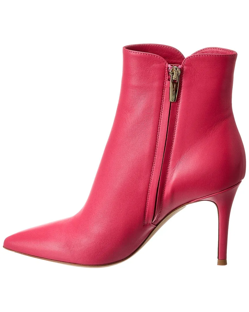 Gianvito Rossi Levy 85 Leather Bootie