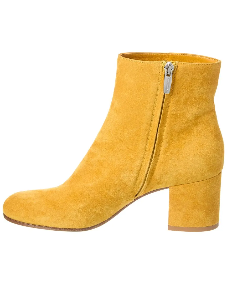 Gianvito Rossi Margaux Mid 60 Suede Bootie