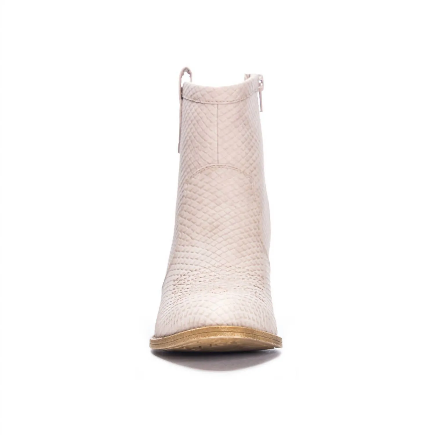 Girlie Unite Western Bootie In Blush