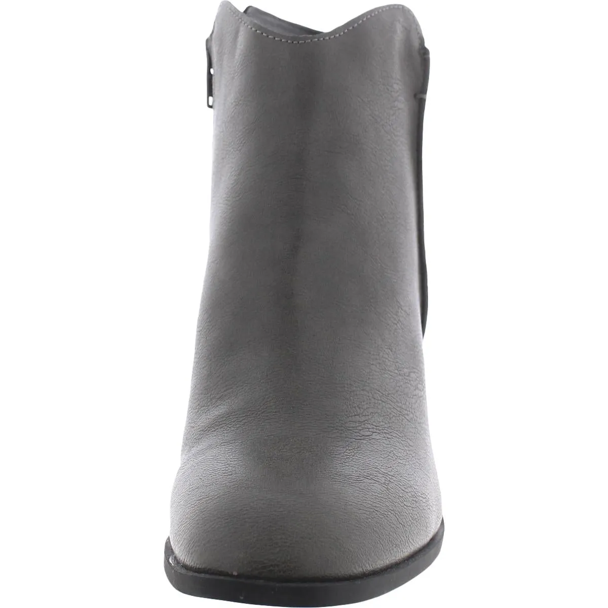 Graceyy Womens Faux Leather Block Heel Ankle Boots