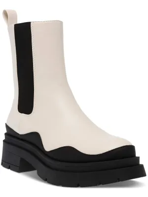 Grayce  Womens Lug Sole Leather Booties