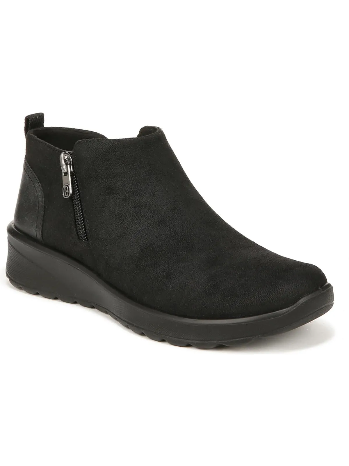 Greta Womens Faux Suede Ankle Booties