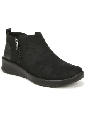 Greta Womens Faux Suede Ankle Booties