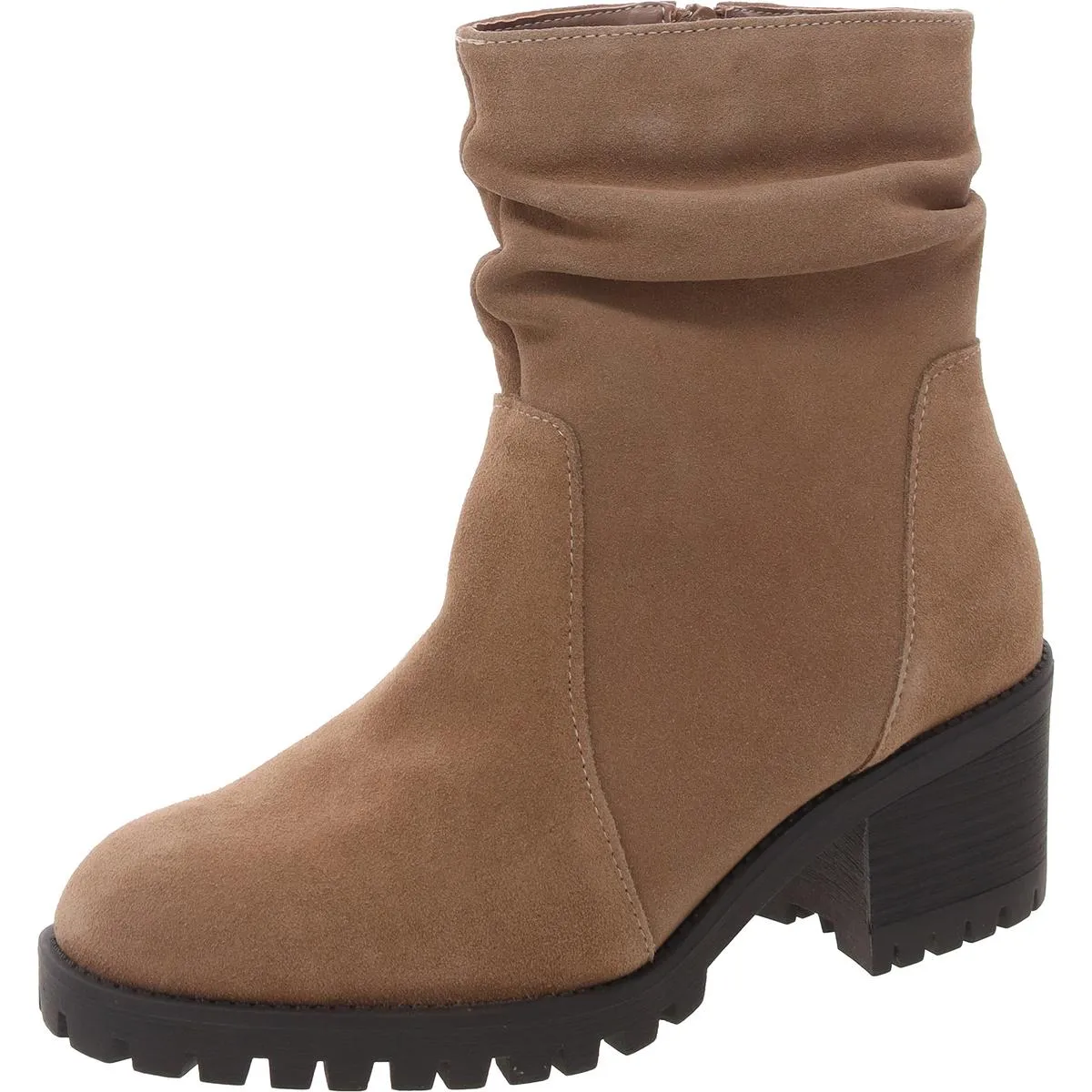 Hattie Womens Faux Suede/Leather Casual Ankle Boots