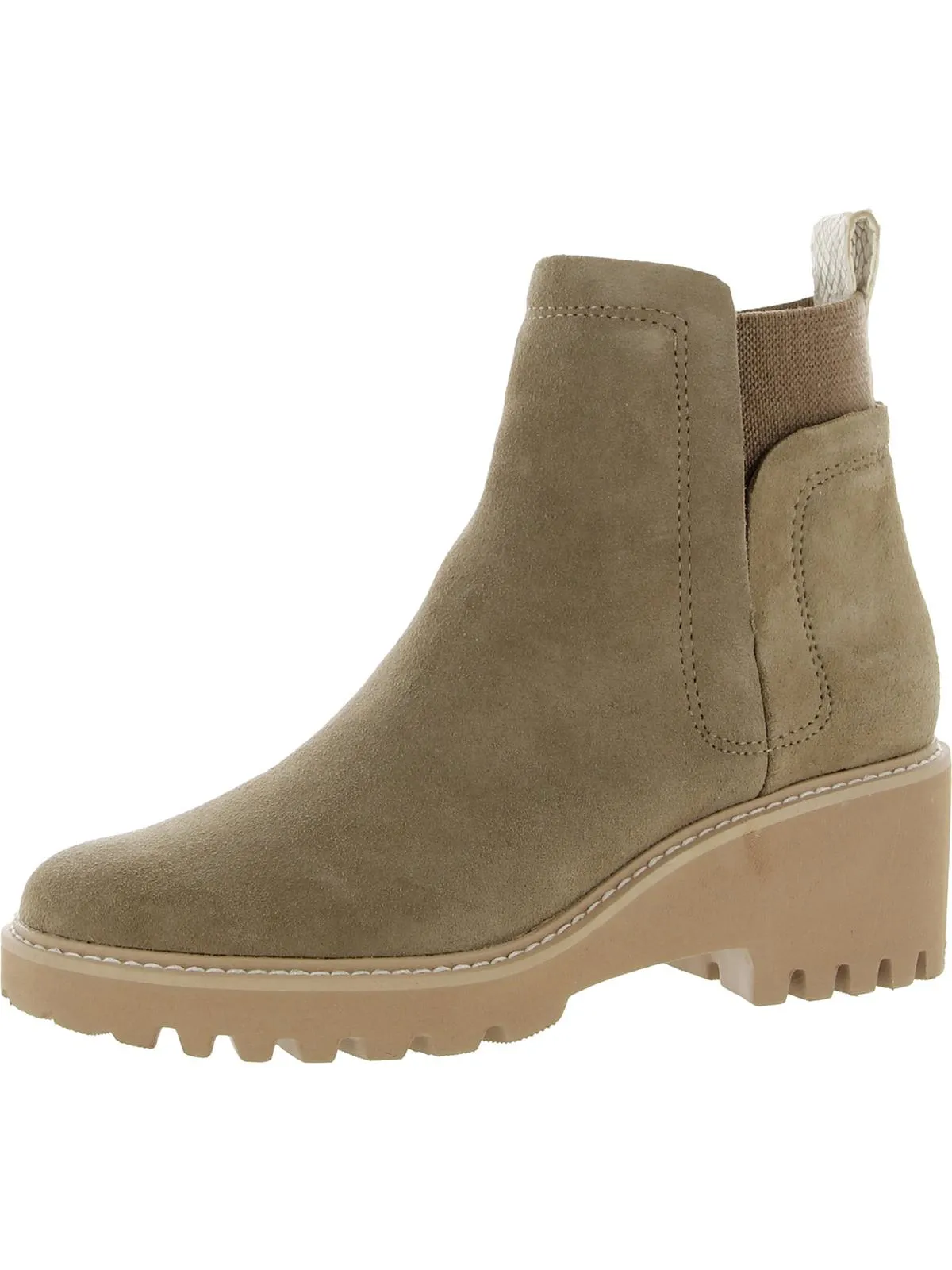 Huey Womens Lugged Sole Lug Sole Ankle Boots