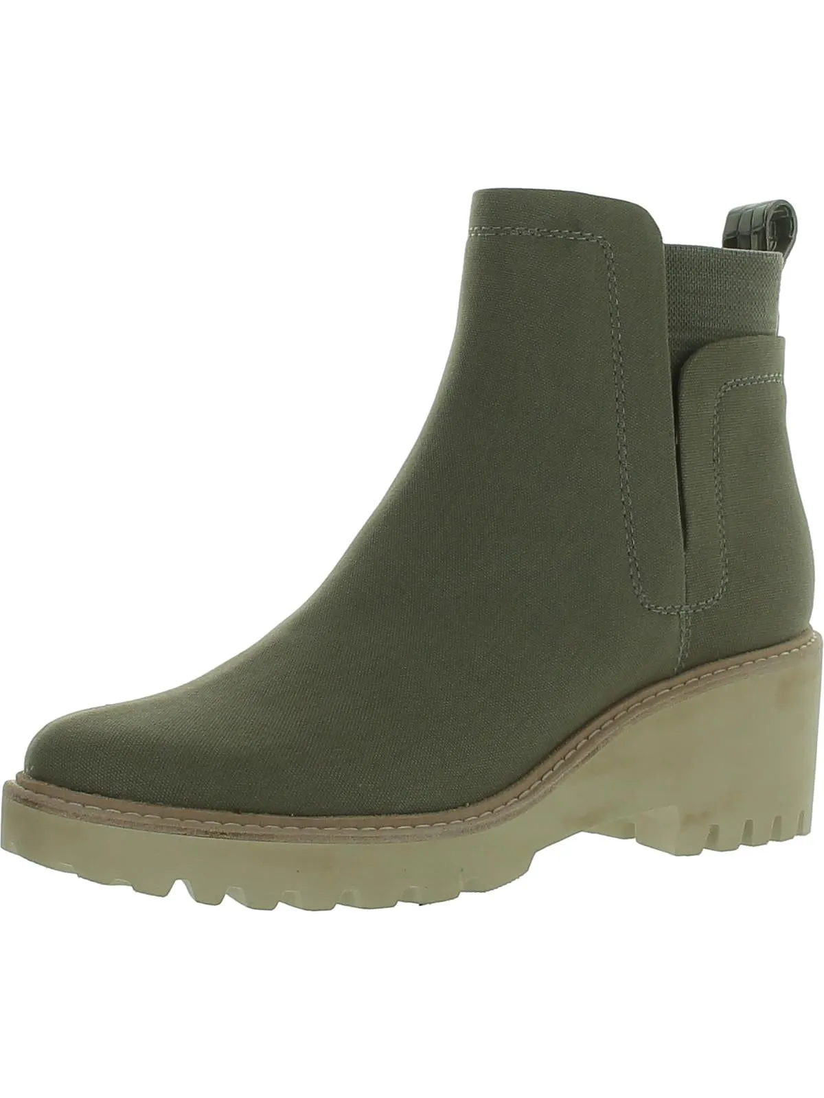 Huey Womens Lugged Sole Lug Sole Ankle Boots