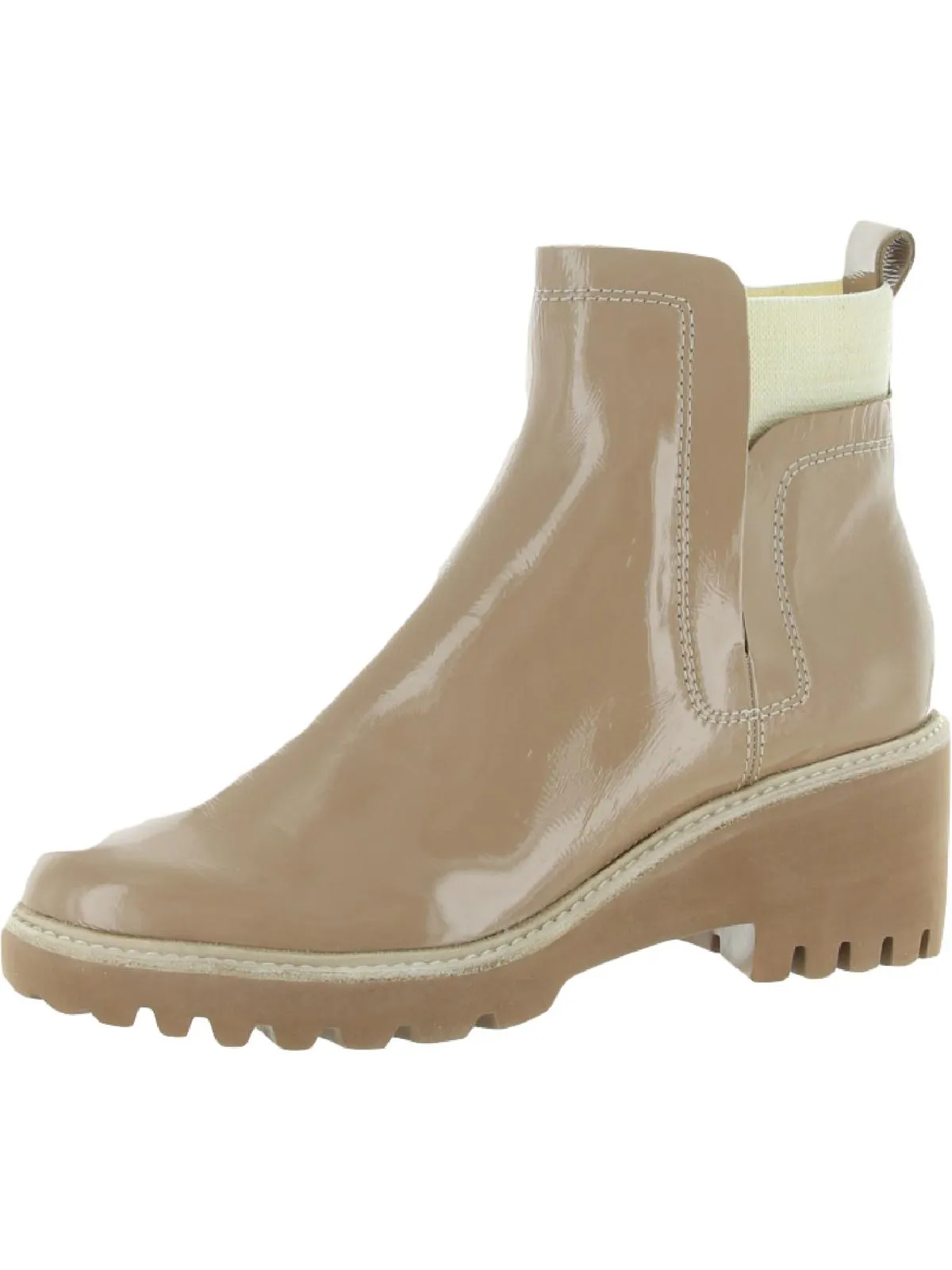 Huey Womens Lugged Sole Lug Sole Ankle Boots