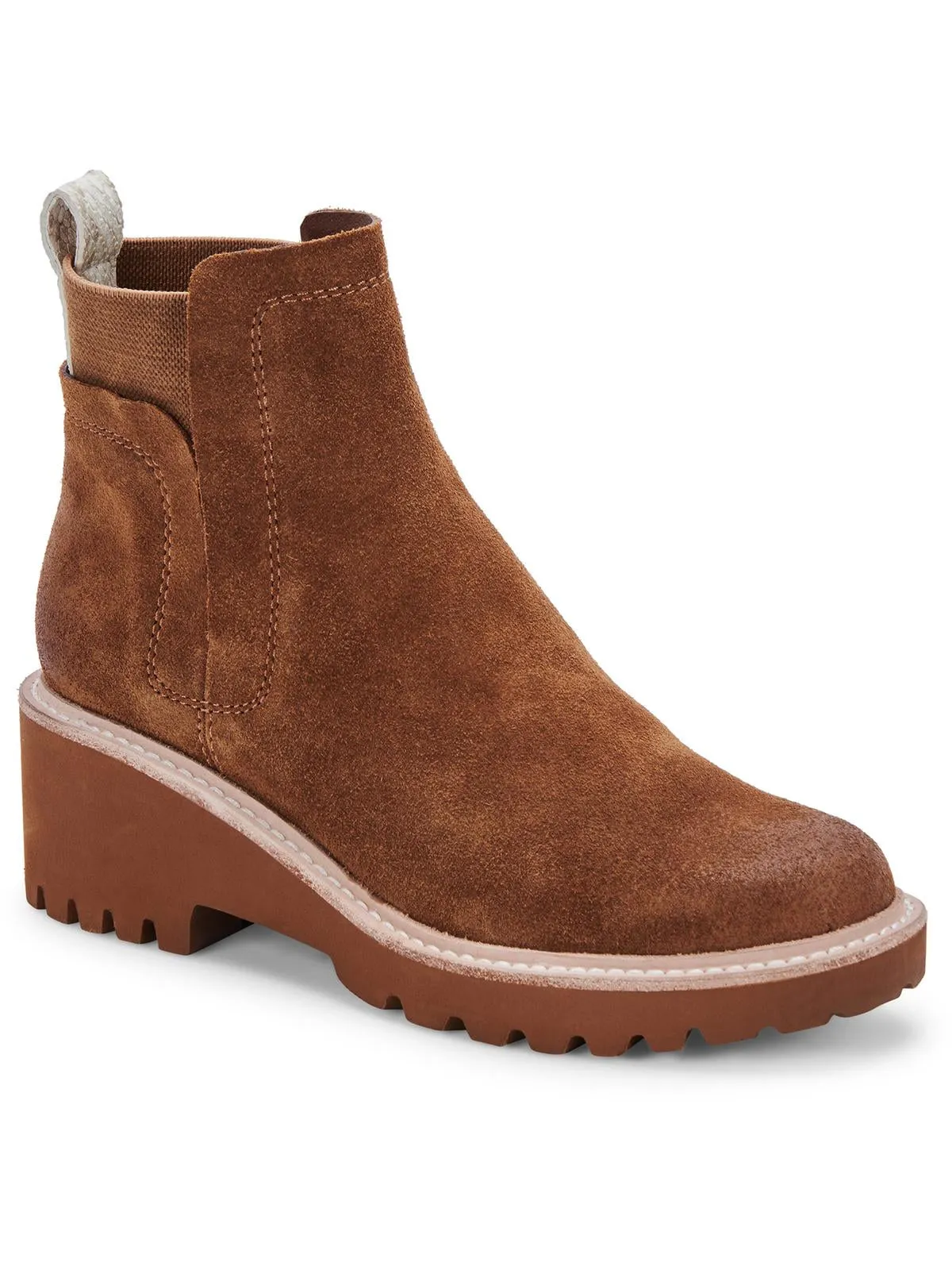 Huey Womens Lugged Sole Lug Sole Ankle Boots