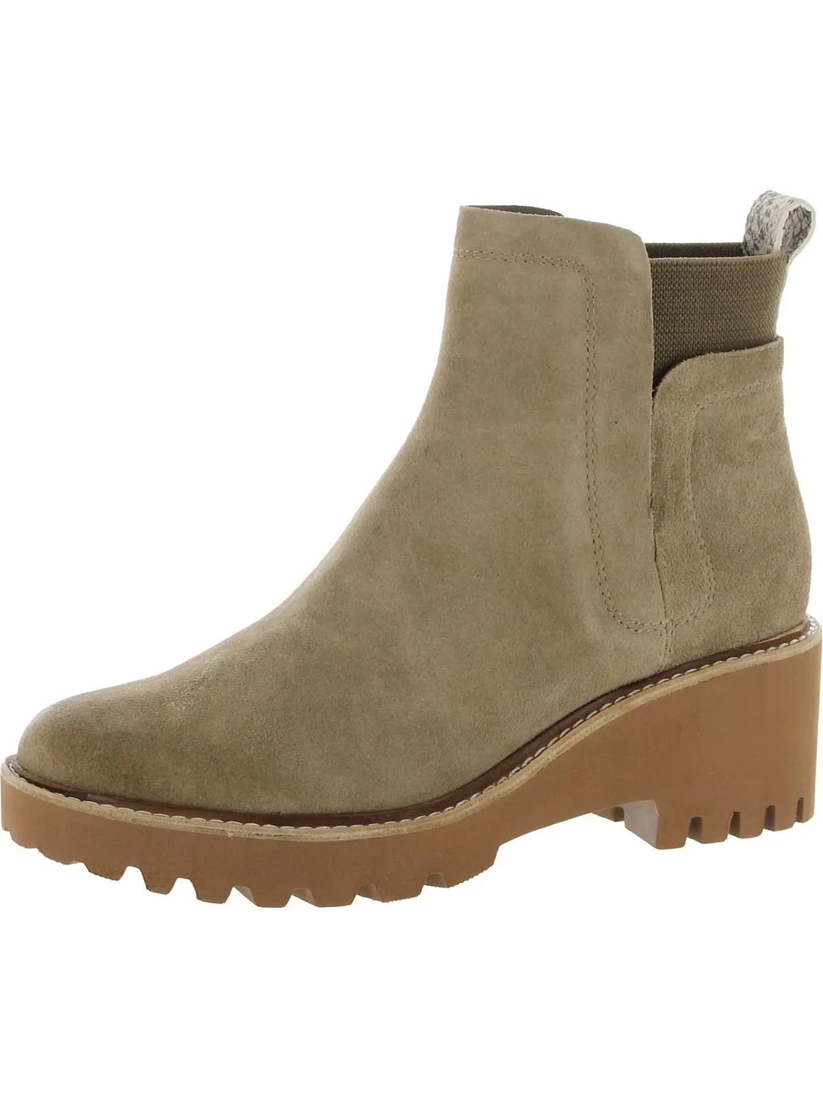 Huey Womens Lugged Sole Lug Sole Ankle Boots