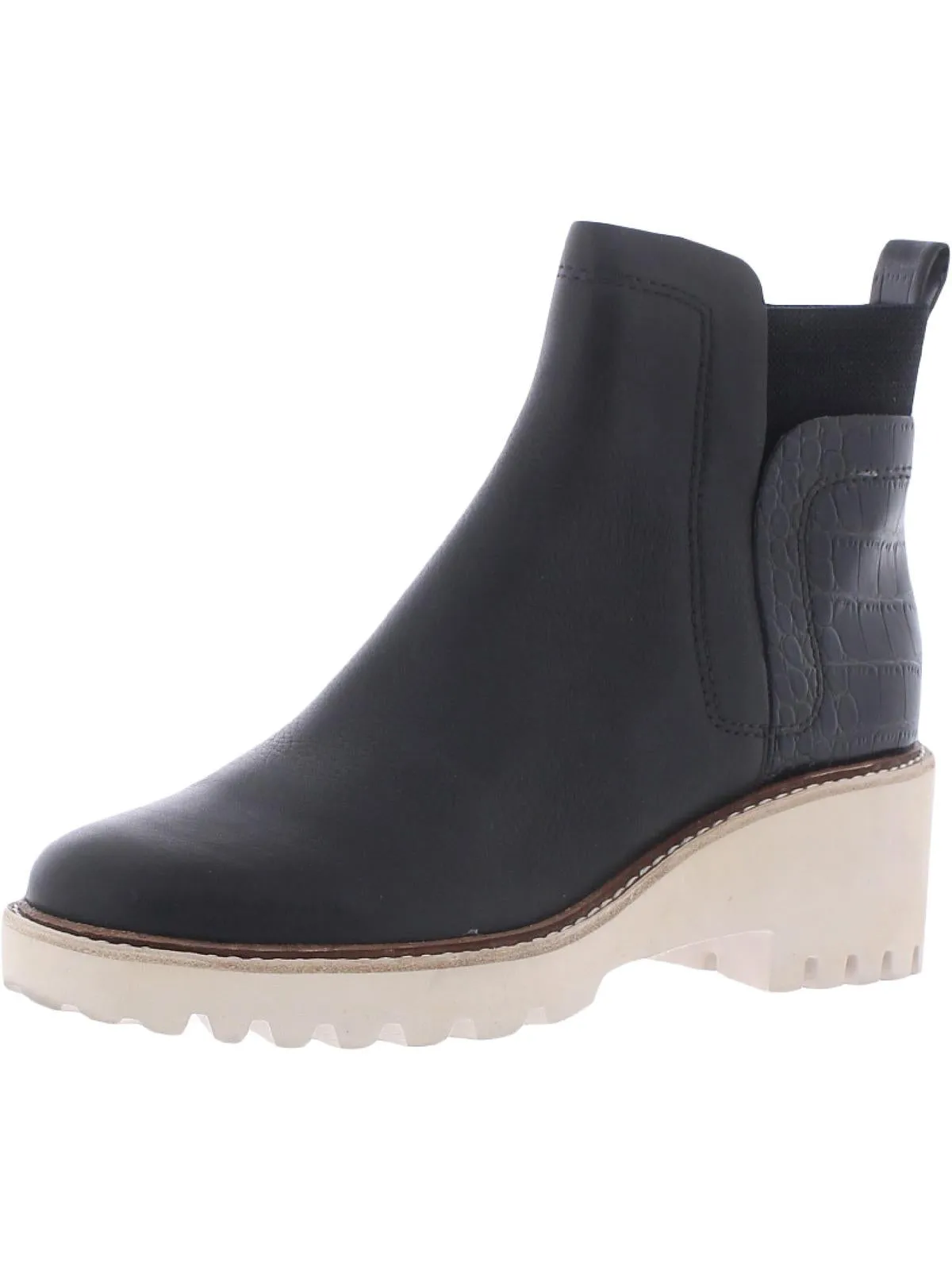 Huey Womens Lugged Sole Lug Sole Ankle Boots
