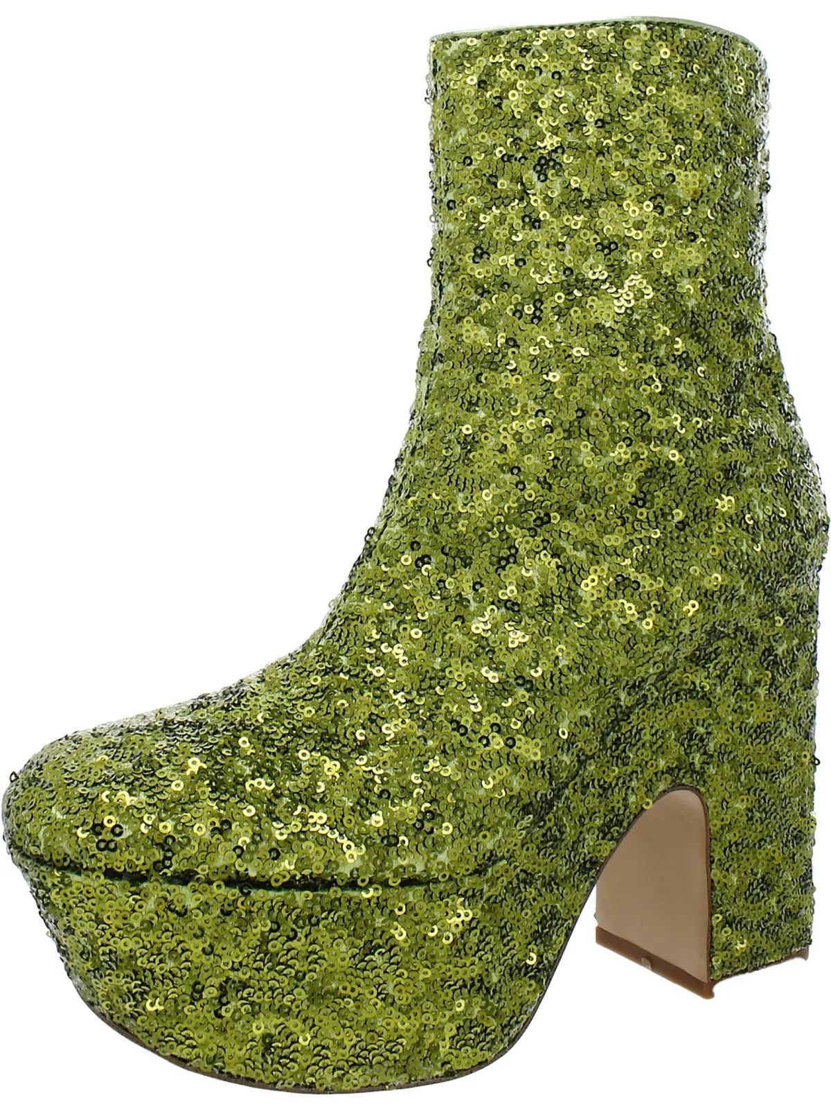 Ilana Womens Block Heel Ankle Boots