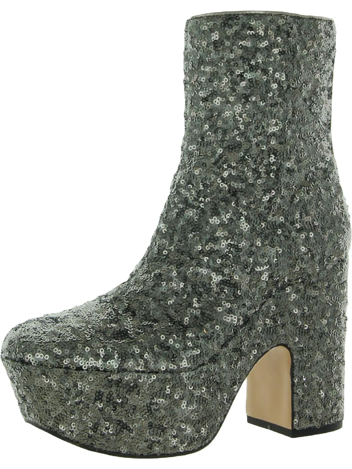 Ilana Womens Block Heel Ankle Boots
