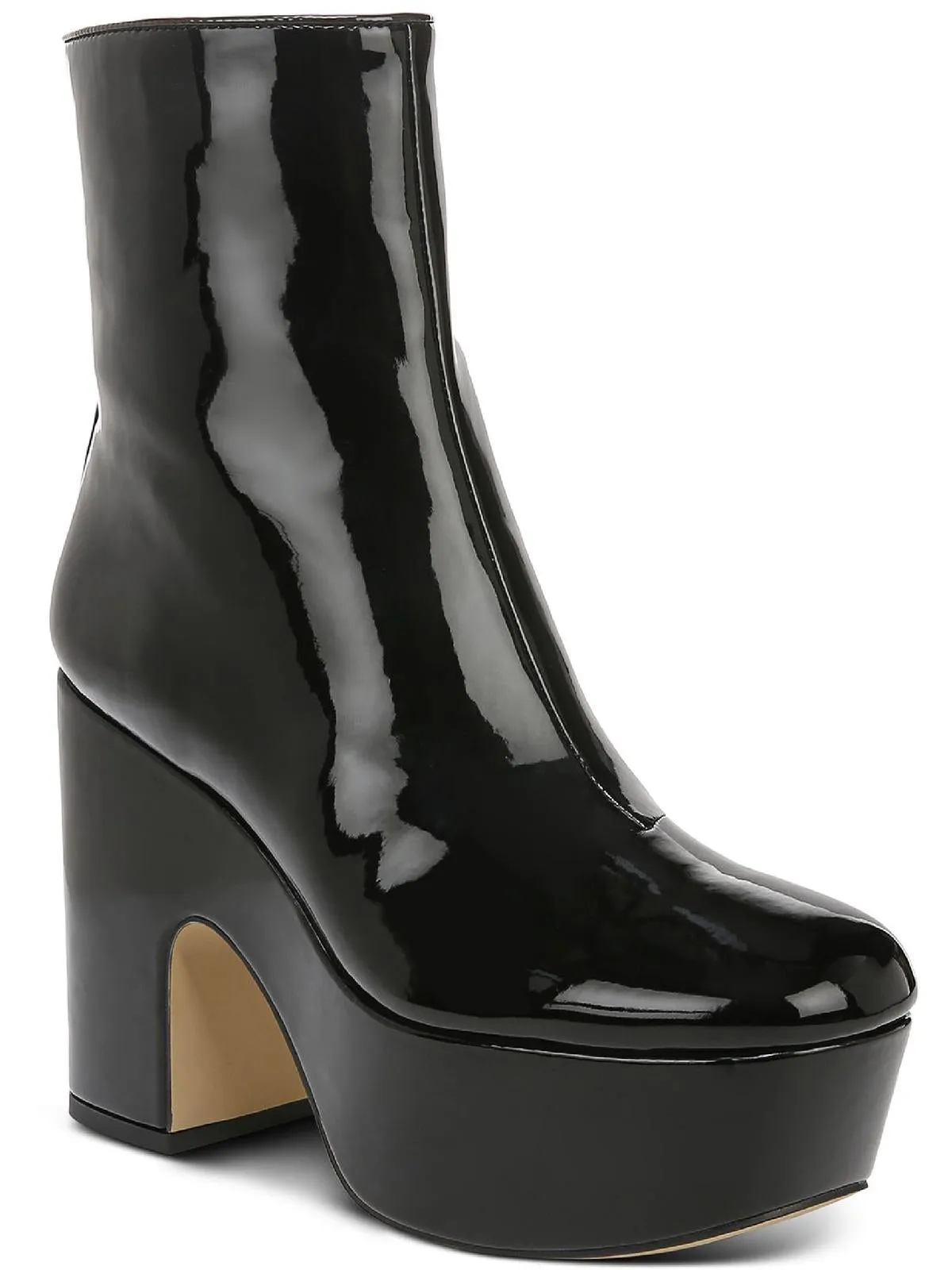 Ilana Womens Block Heel Ankle Boots