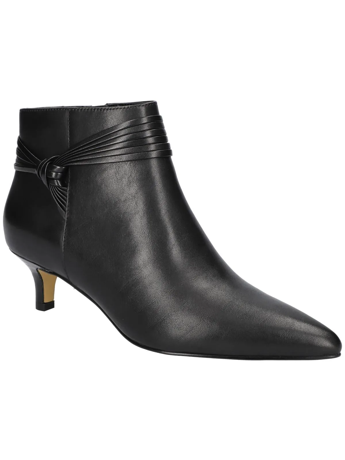 Jani Womens Leather Ankle Booties