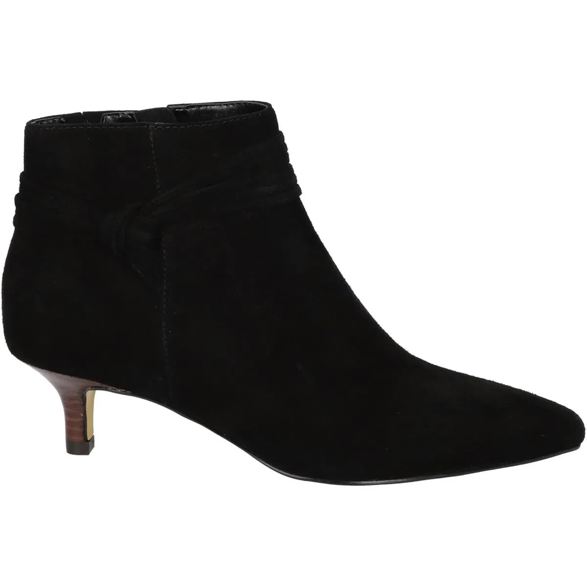 Jani Womens Suede Pointed Toe Booties