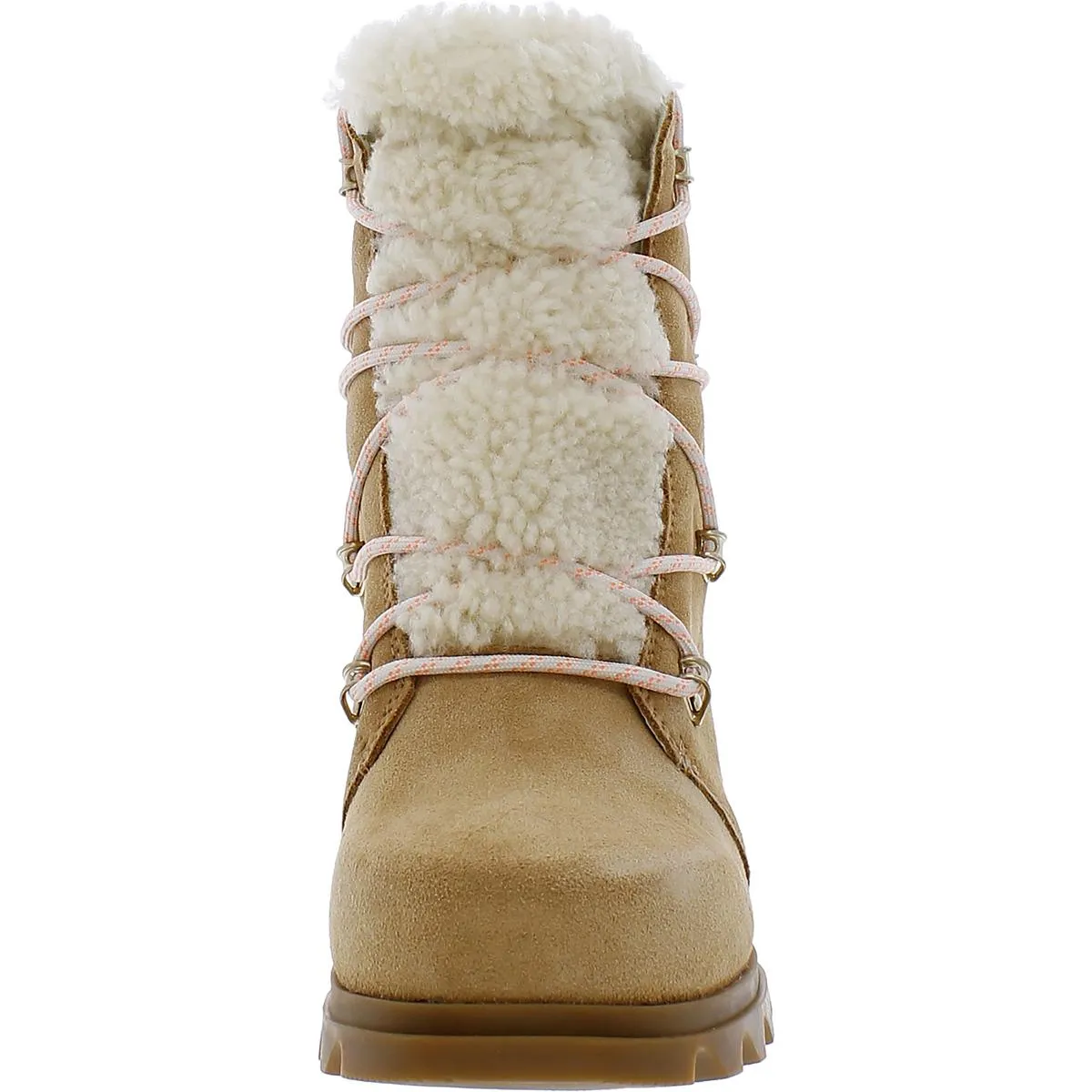 Joan Of Artic Womens Suede Ankle Wedge Boots