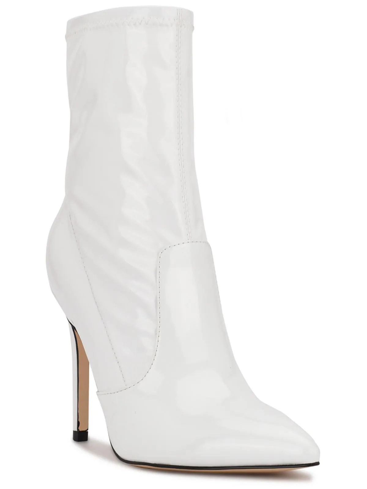 Jody 3 Womens Patent Pointed Toe Booties