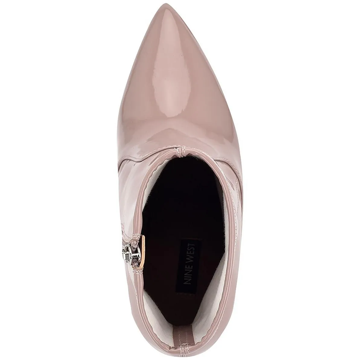 Jody 3 Womens Patent Pointed Toe Booties