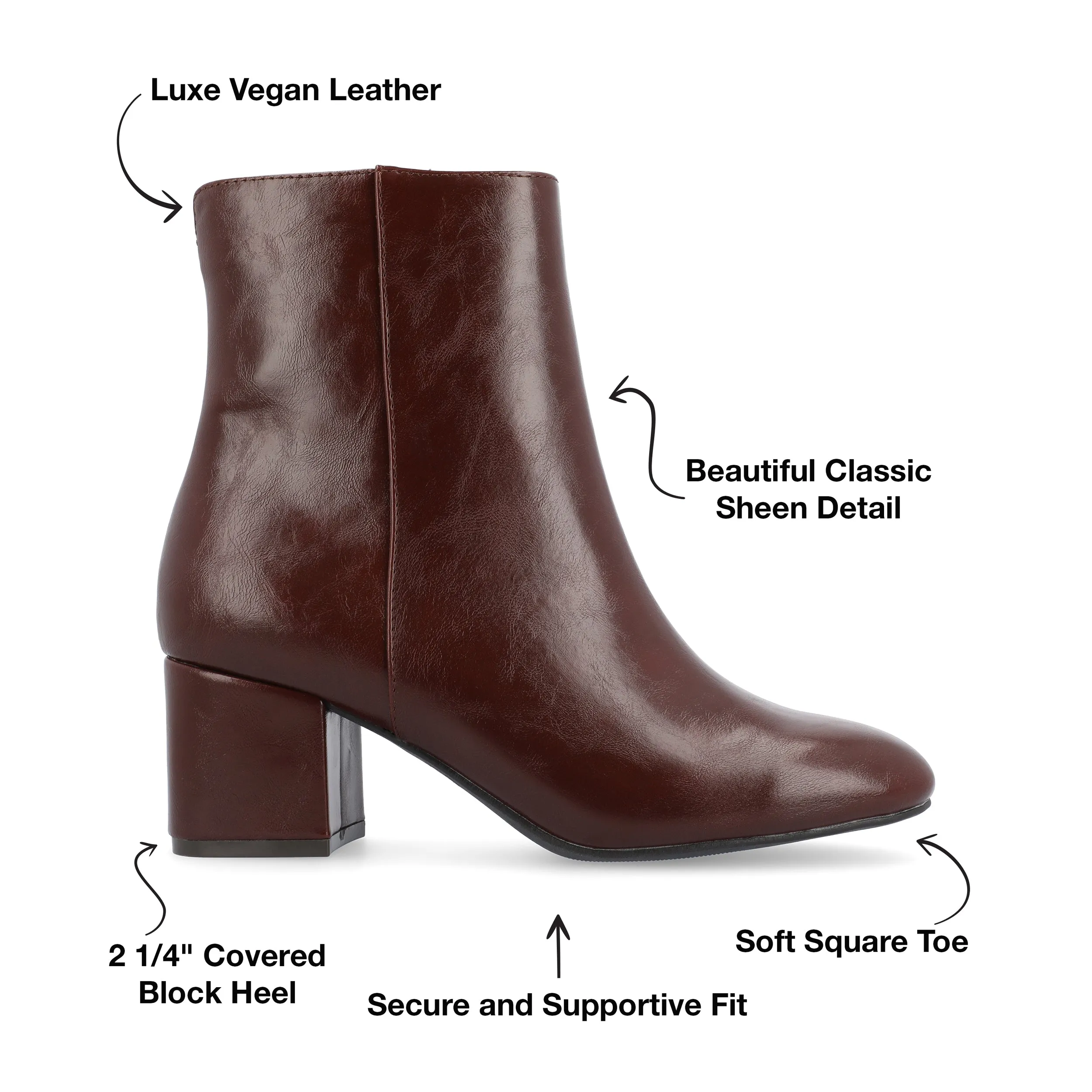Journee Collection Women's Tru Comfort Foam Adria Booties