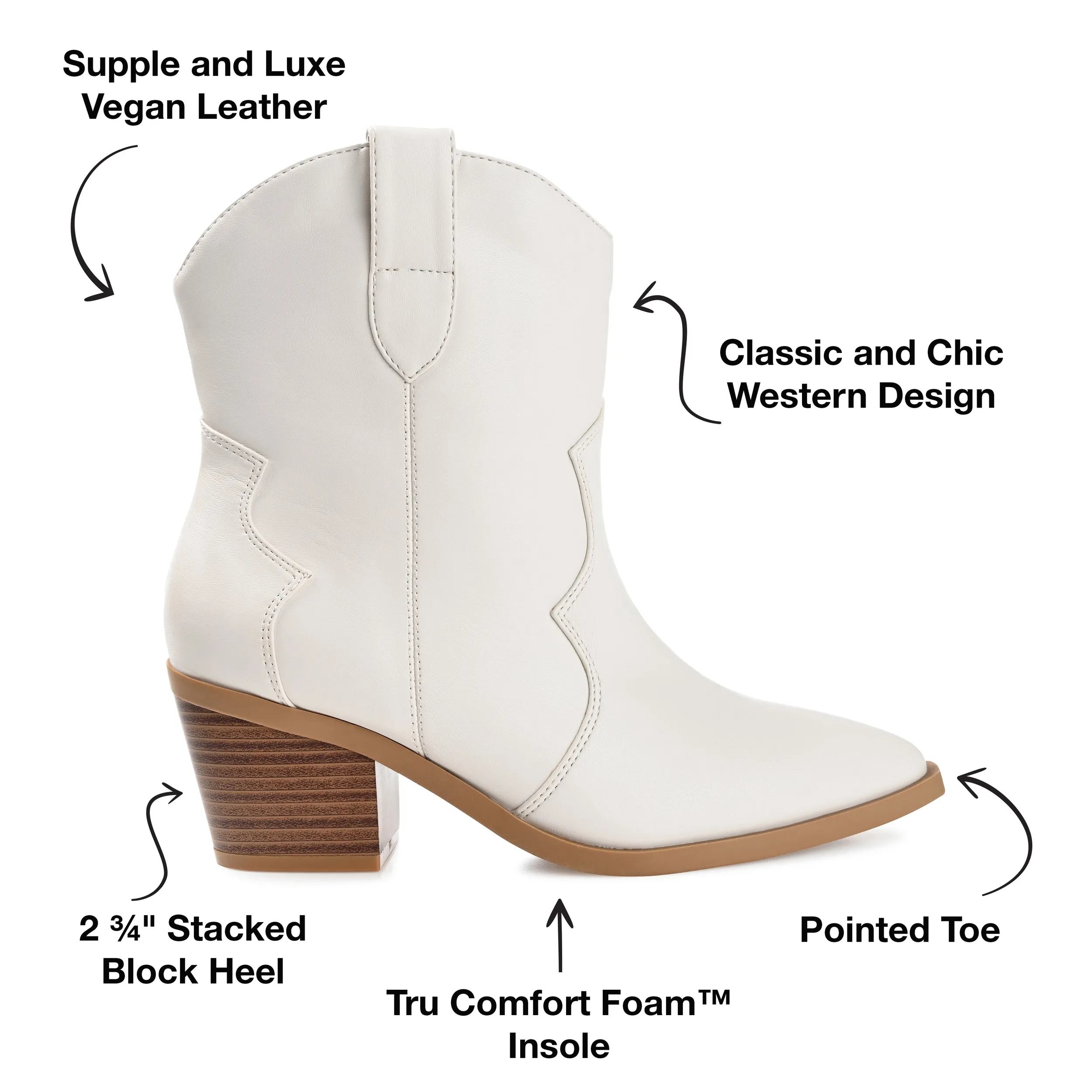 Journee Collection Women's Tru Comfort Foam Becker Bootie