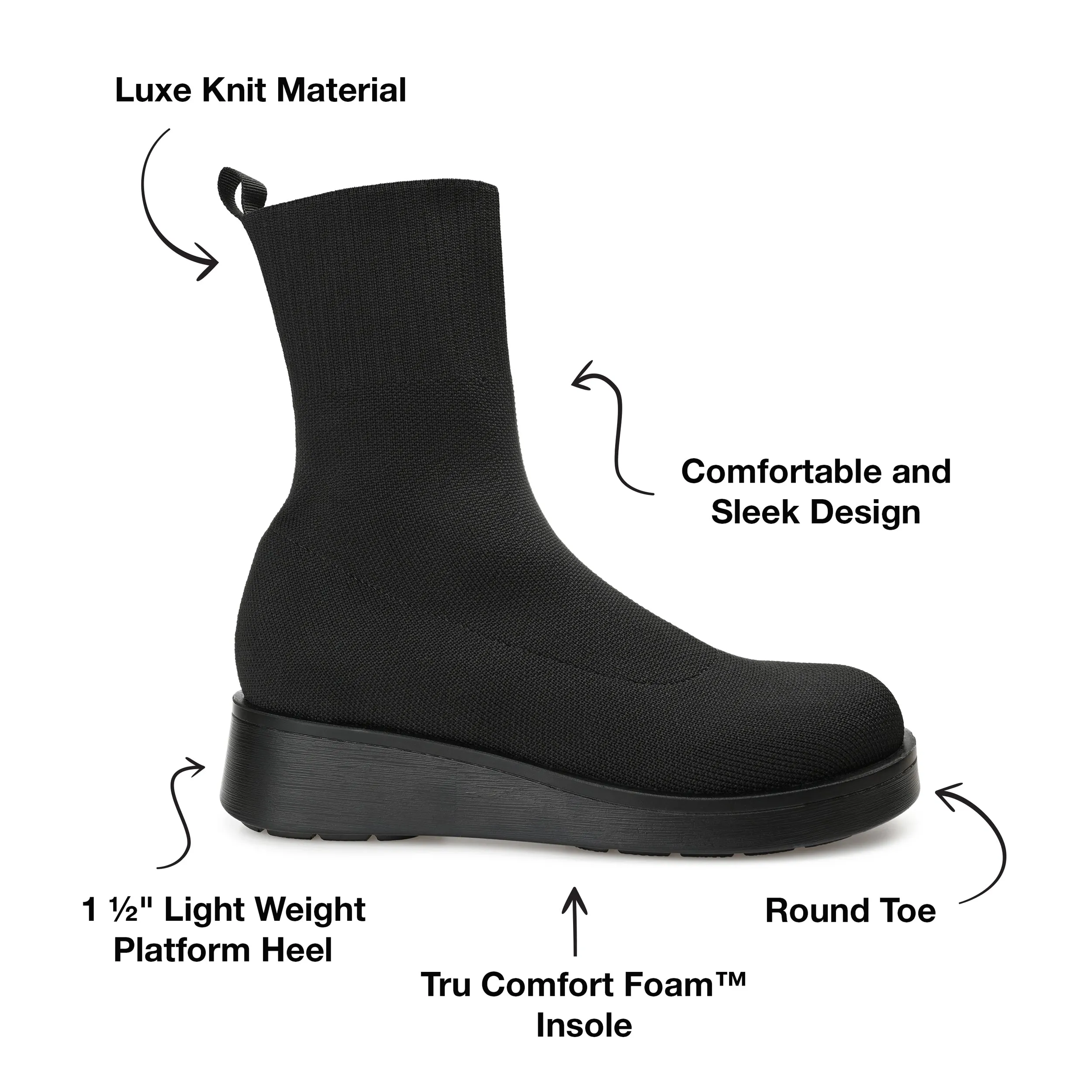 Journee Collection Women's Tru Comfort Foam Ebby Bootie