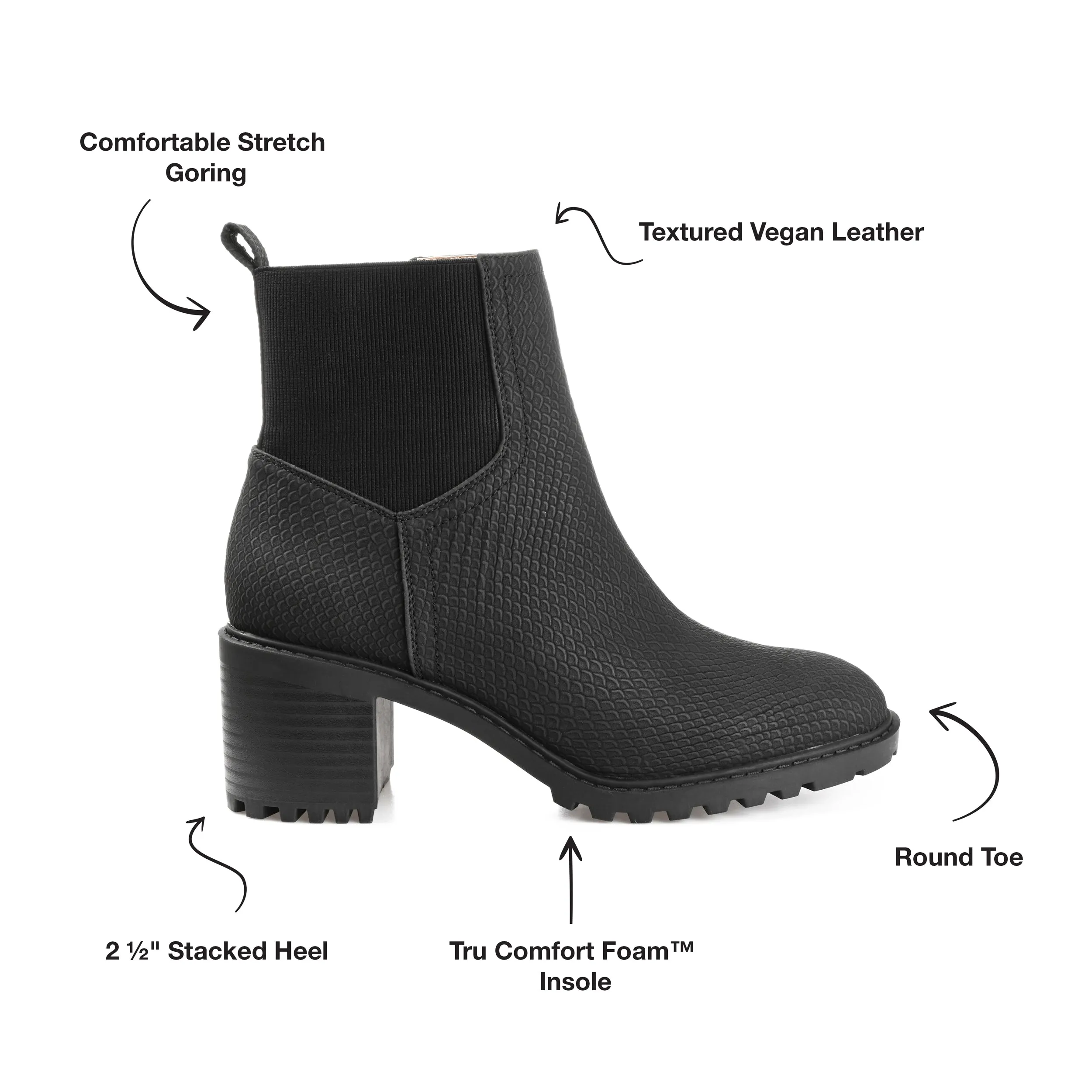Journee Collection Women's Tru Comfort Foam Hallie Bootie