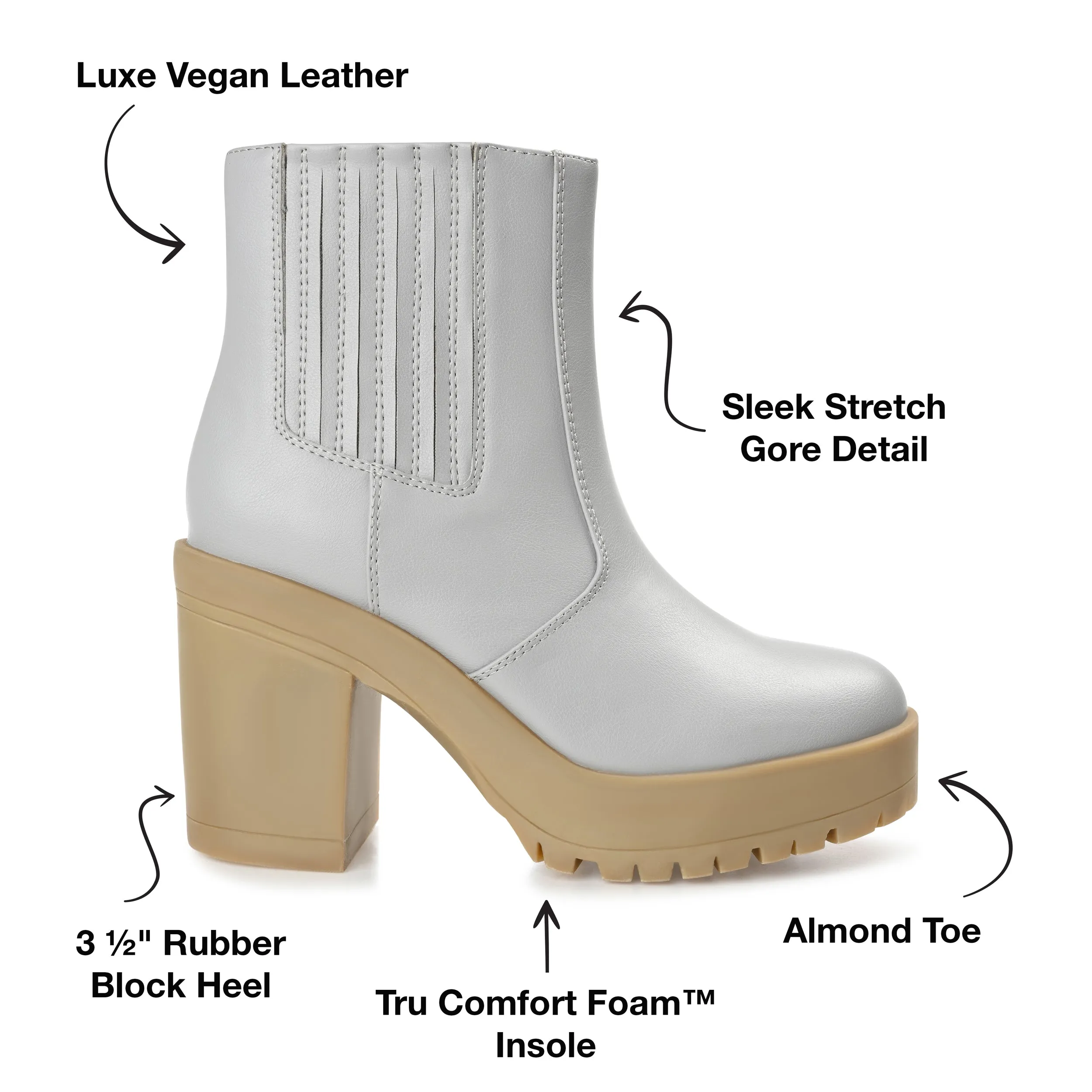 Journee Collection Women's Tru Comfort Foam Riplee Bootie