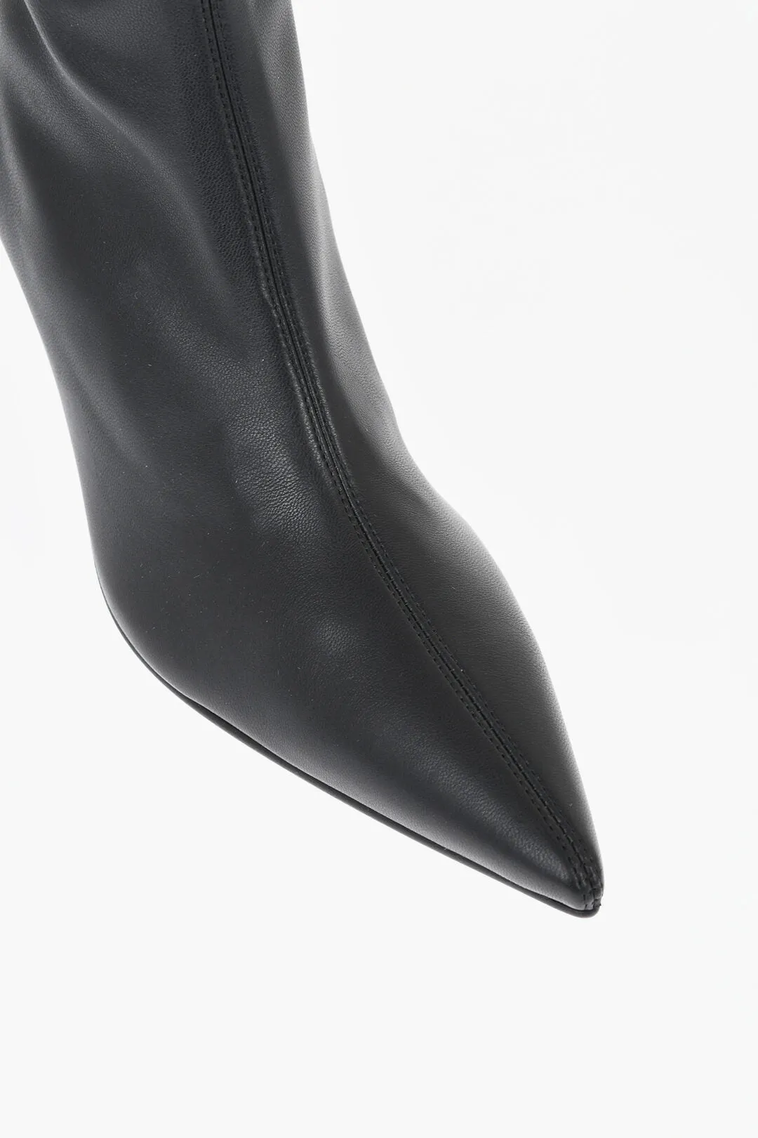 J.w.anderson Pointed Chain Booties With Statement Heel 7 Cm