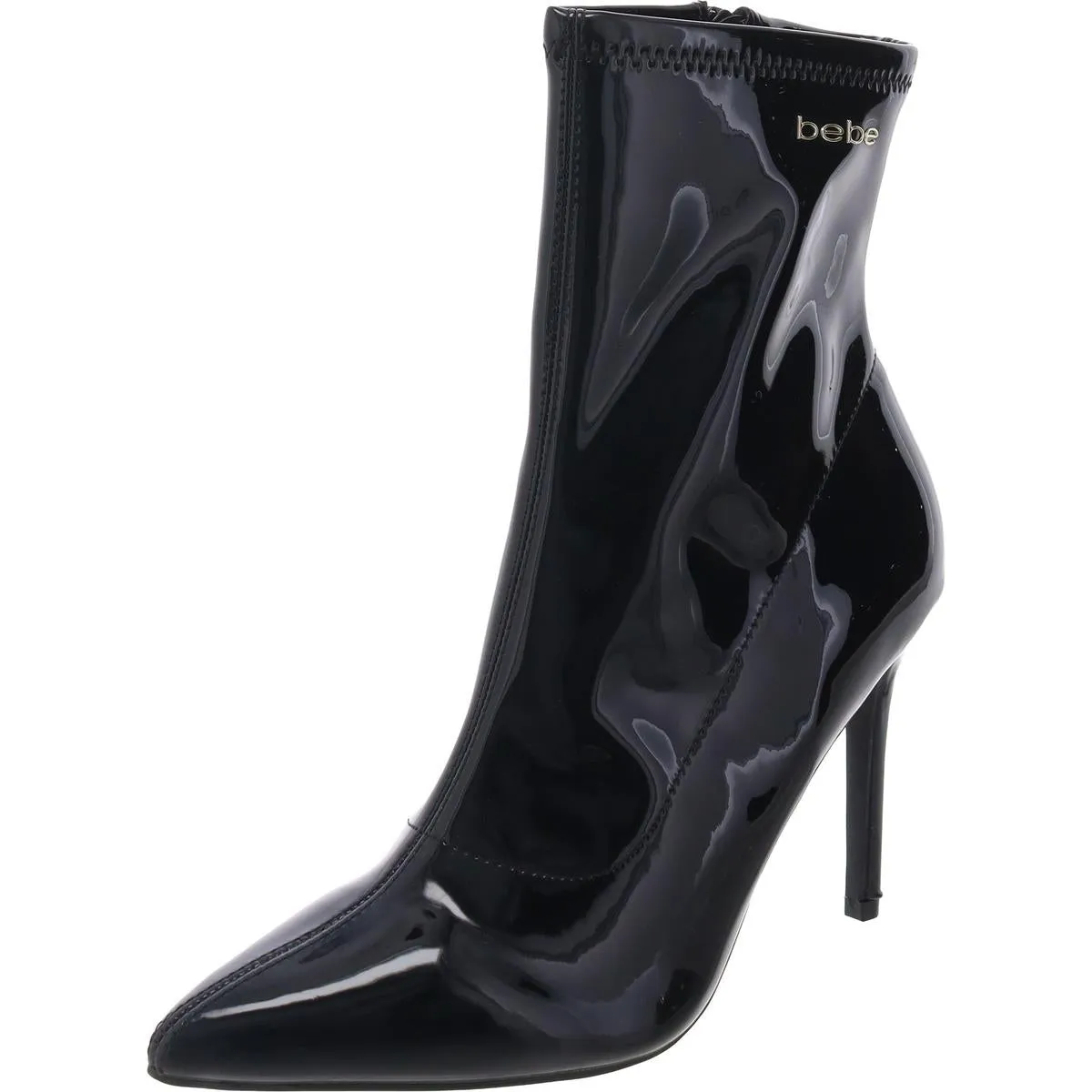 KANDEY Womens Zipper Pointed Toe Ankle Boots