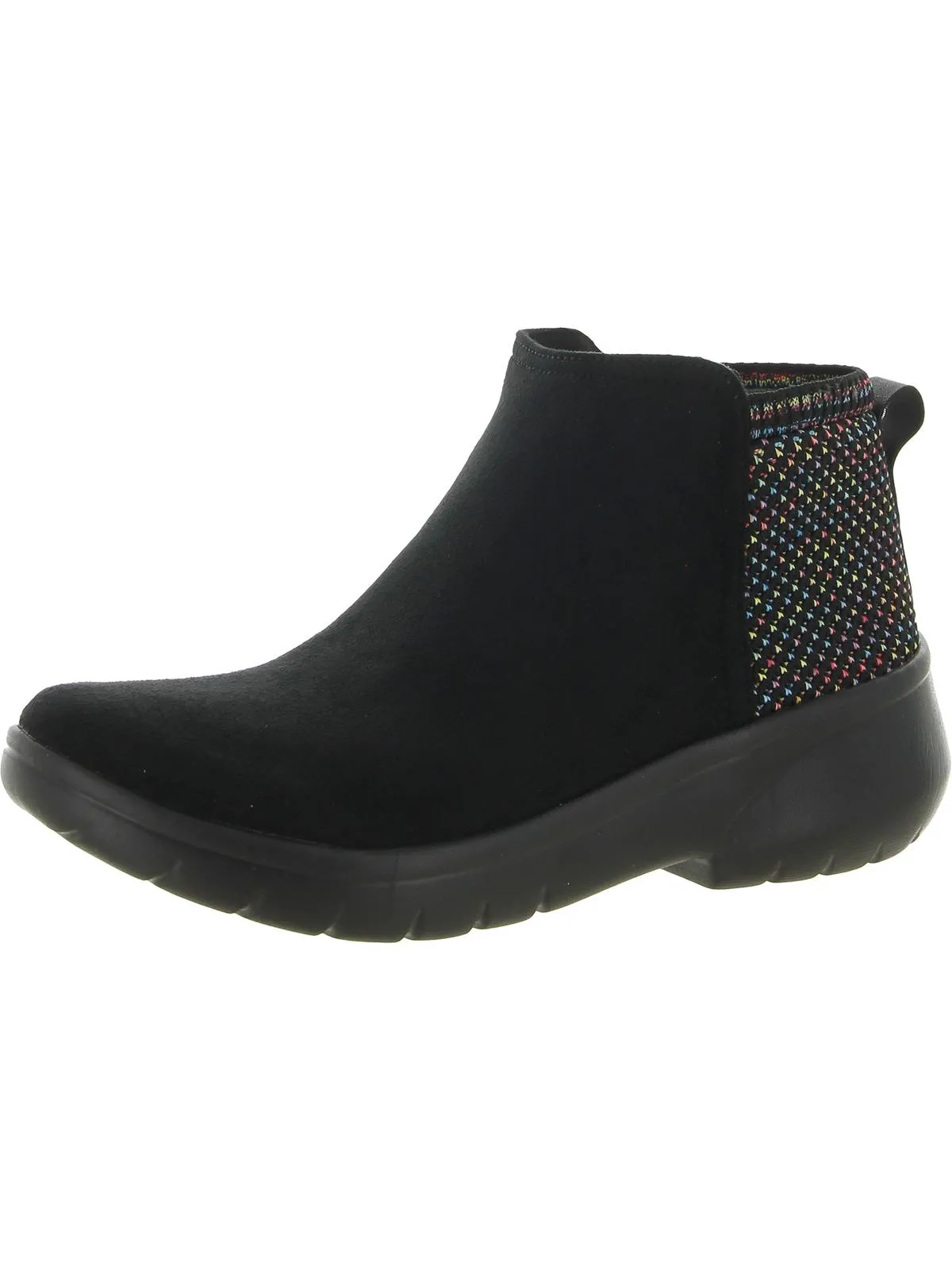 Karma Womens Faux Suede Ankle Booties