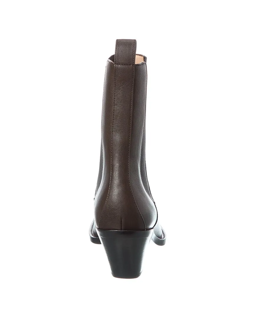 KHAITE Austin Leather Bootie