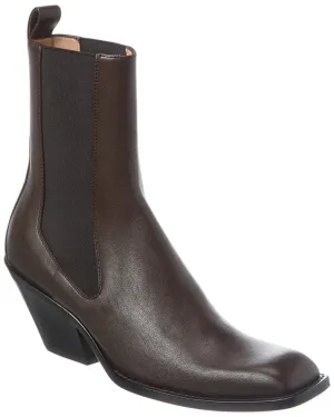 KHAITE Austin Leather Bootie