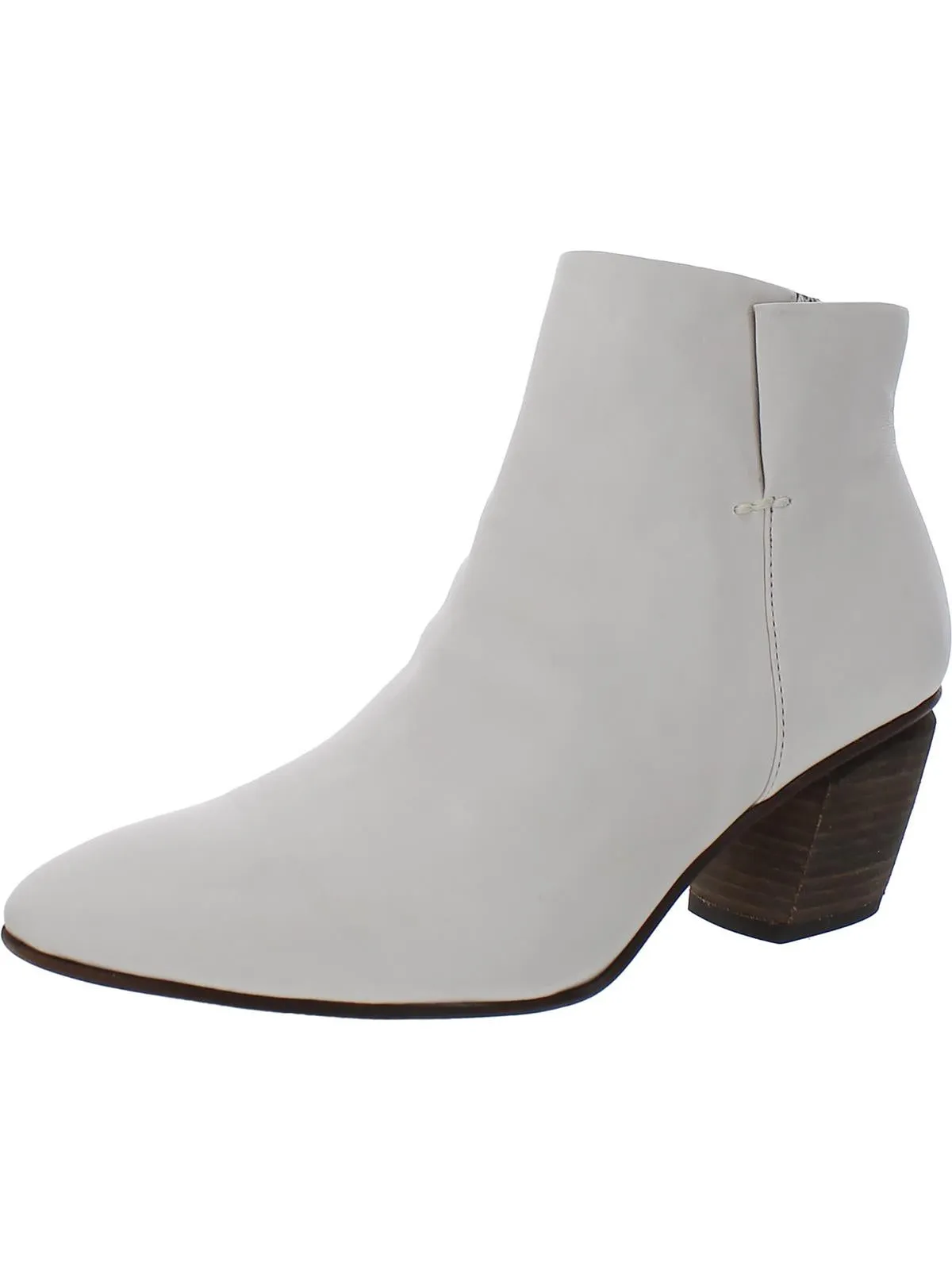 Kinga Womens Leather Ankle Booties