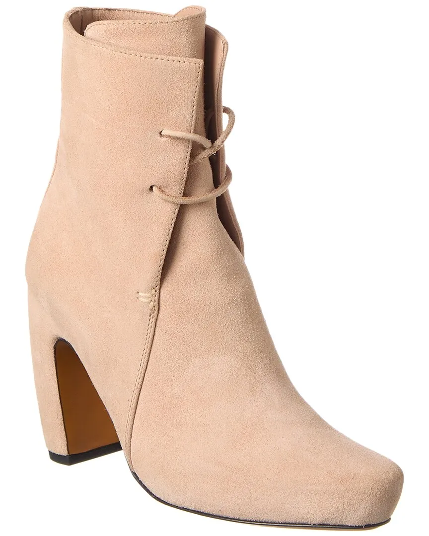 LANVIN Laced Suede Bootie
