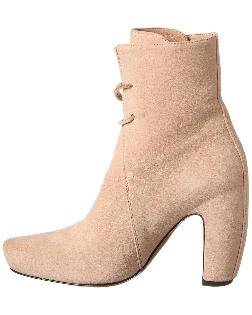 LANVIN Laced Suede Bootie