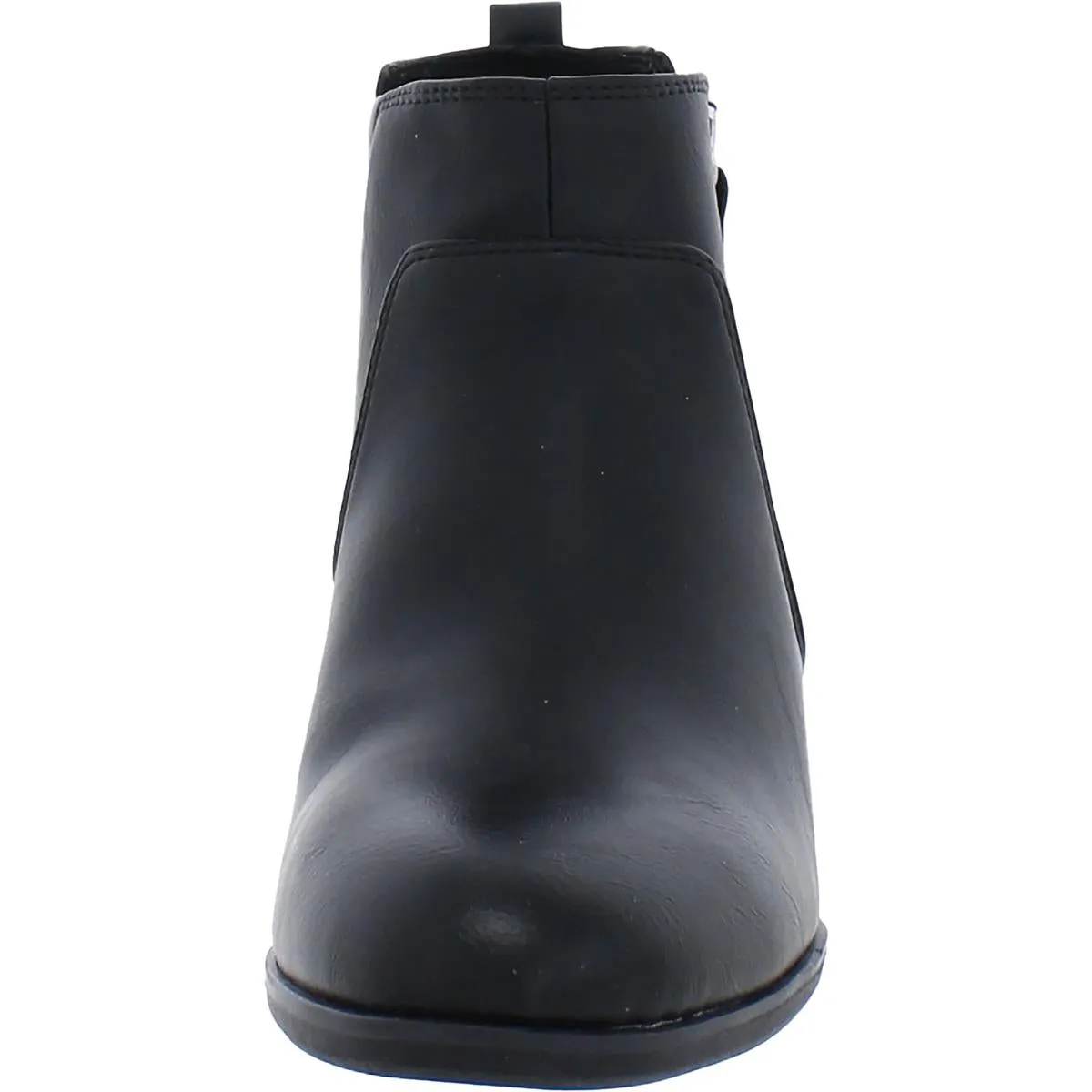 Lawless Womens Faux Leather Almond Toe Booties