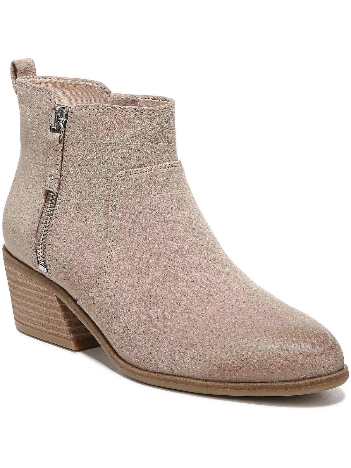 Lawless Womens Faux Leather Almond Toe Booties