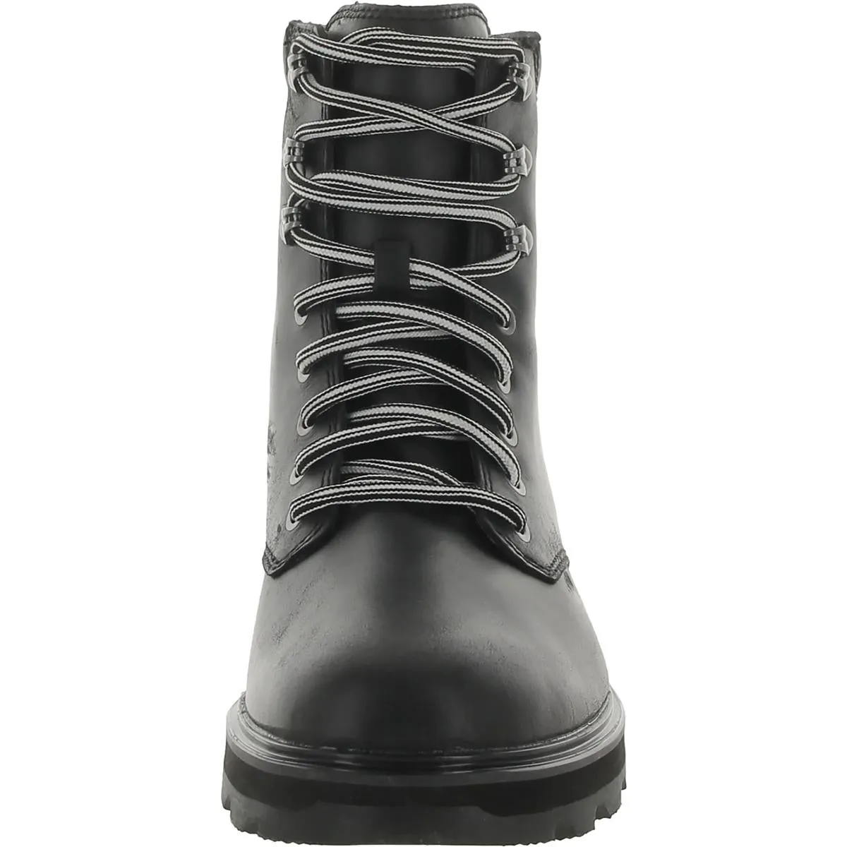Lennox Lace STKD Womens Leather Booties Ankle Boots