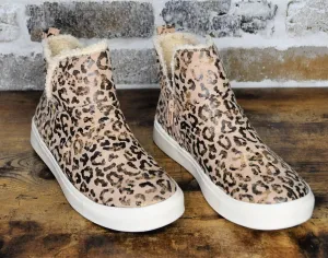Leopard Rica Boots In Taupe