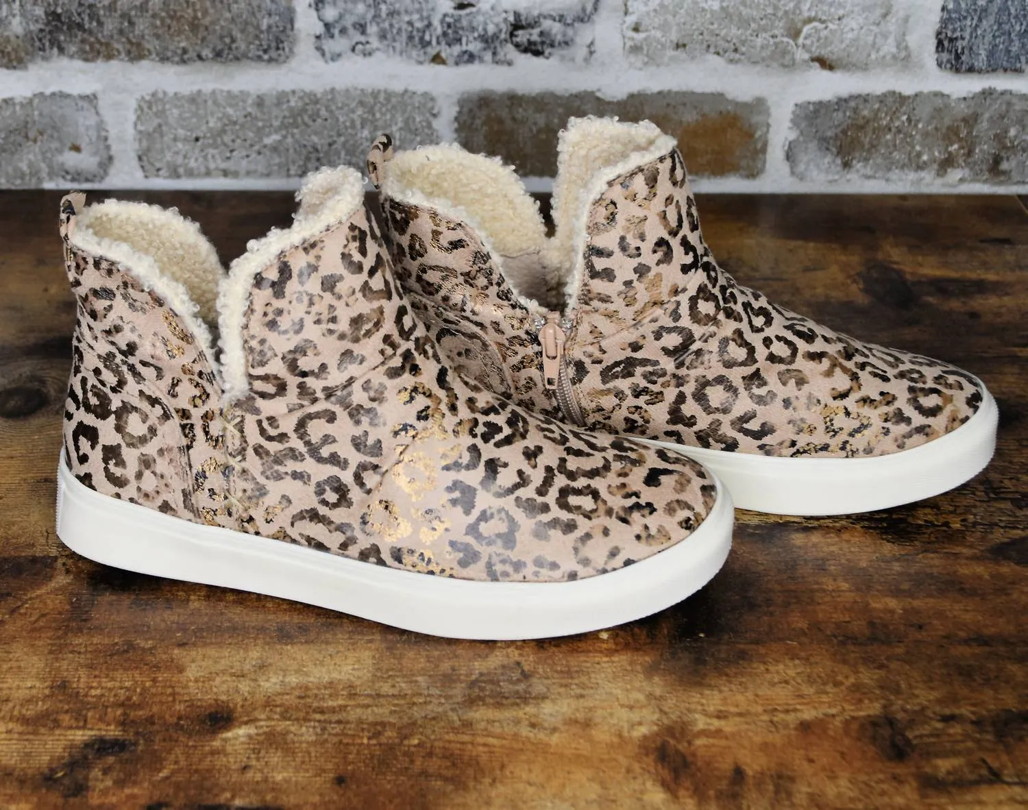 Leopard Rica Boots In Taupe