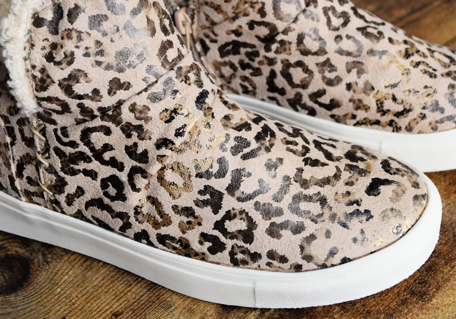 Leopard Rica Boots In Taupe